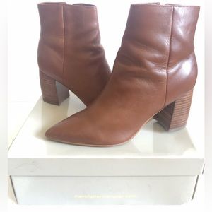 Marc Fisher MF Retire Medium Natural Leather Bootie